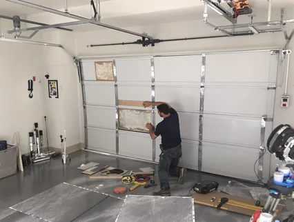 Garage Door Panel Repair in Cromwell