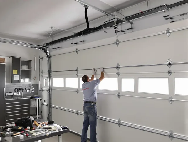 Garage Door Track Repair in Cromwell