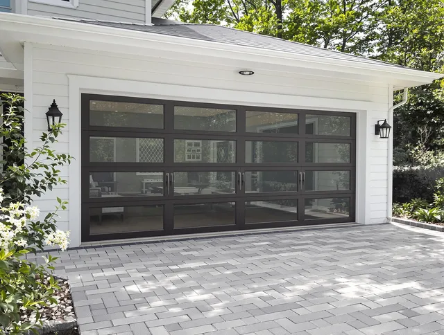 Cromwell Garage Door Repair design specialist presenting custom garage door options to Cromwell homeowner