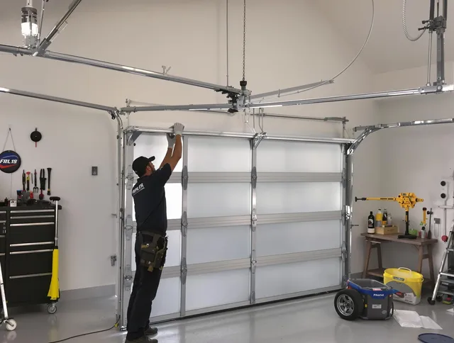 Cromwell Garage Door Repair certified team performing precision garage door installation in Cromwell