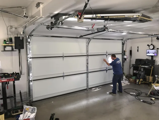 Professional garage door repair service by Cromwell Garage Door Repair in Cromwell