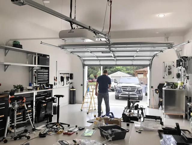 Garage door opener installation by Cromwell Garage Door Repair in Cromwell
