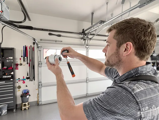 Garage door opener repair service by Cromwell Garage Door Repair in Cromwell