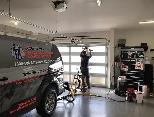 Cromwell Garage Door Repair team performing same-day garage door repair in Cromwell