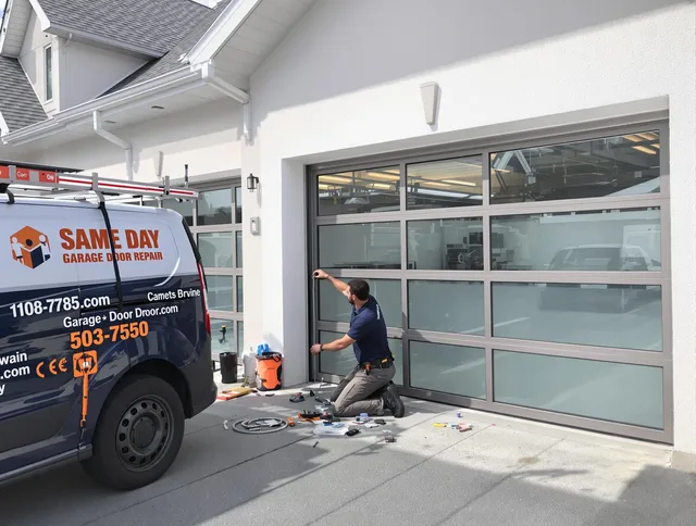 Same-day garage door repair service by Cromwell Garage Door Repair in Cromwell