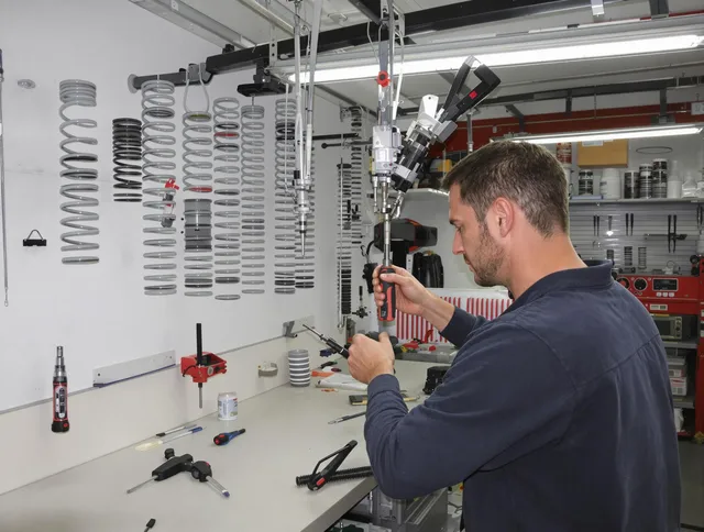 Cromwell Garage Door Repair safety certified technician performing precision spring replacement in Cromwell